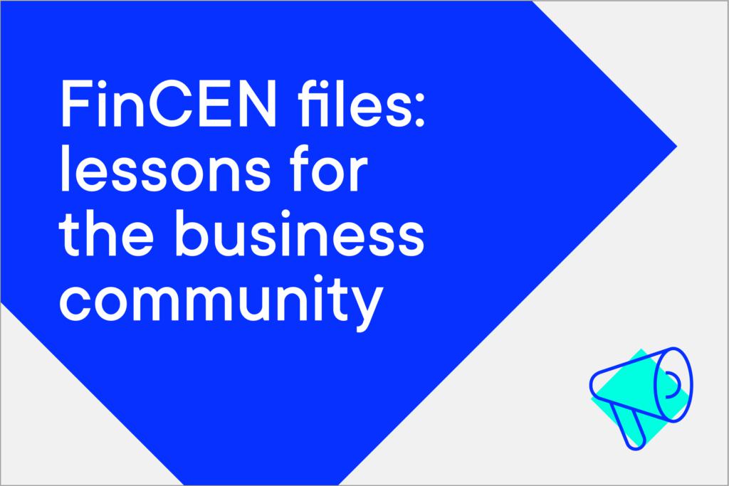 Header image for The FinCEN files: lessons for the business community
